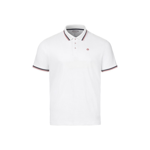 MUSTO Мъжка тениска EVO PRO LITE SS Polo 2.0, бяла