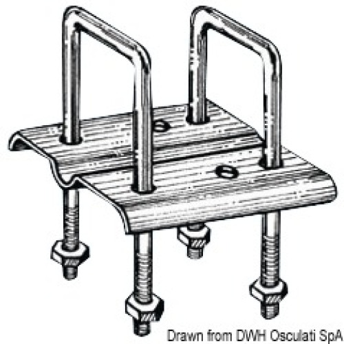 Дясна монтажна скоба за ролка