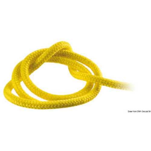 Въже за швартоване към бряг, жълто
