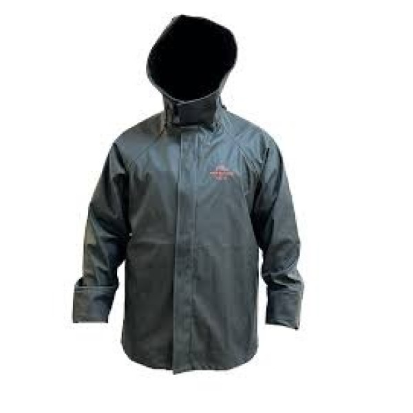 Подсилен водоустойчив дъждобран, тъмнозелен