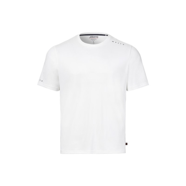 Мъжка тениска EVO Crew Sunblock SS, бяла
