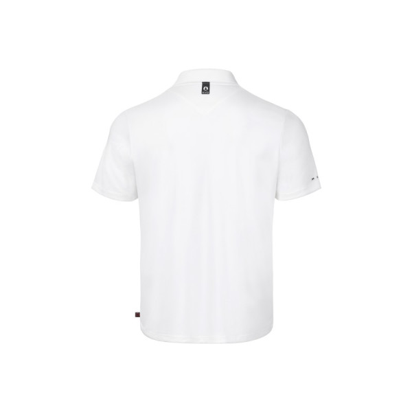 Мъжка поло тениска EVO Crew Sunblock SS, бяла