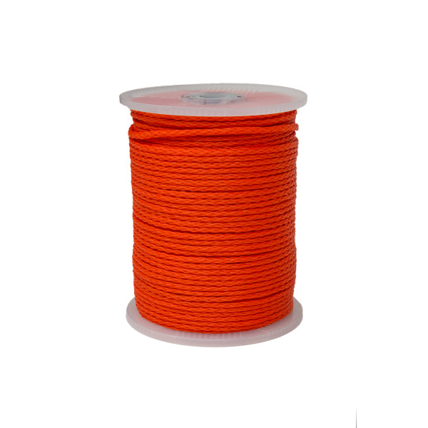 Полиетиленово плетено въже оранжево