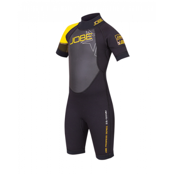 Неопрен къс детски, М,  Wetsuit Shortie Yellow