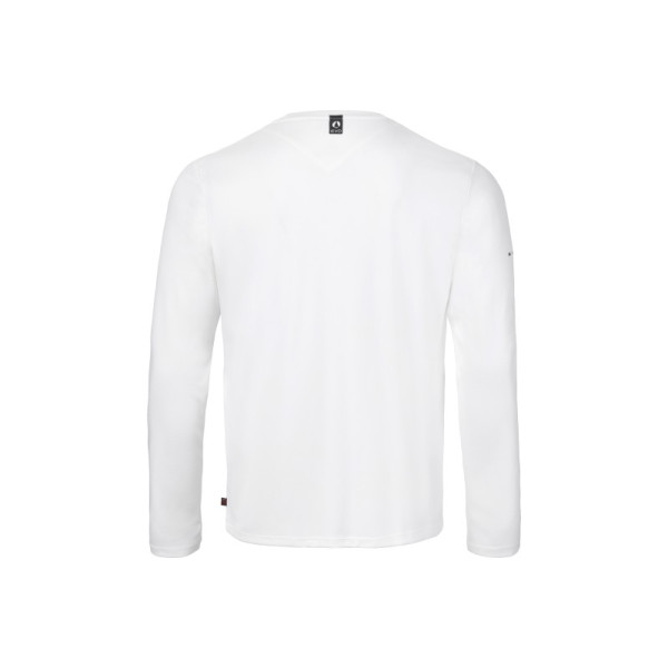Мъжка тениска EVO Crew Sunblock LS, бяла