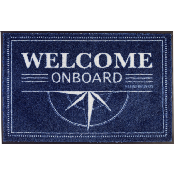 Изтривалка антиплъзгаща Welcome – Blue