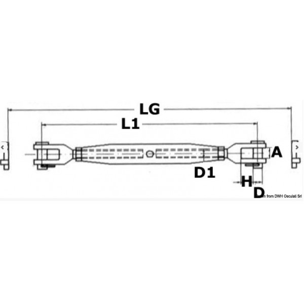 Обтегач AISI 316, 4, 6 и 8 мм