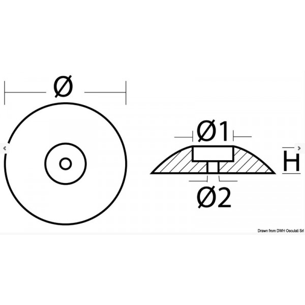 Аноди, Ø50-125 мм