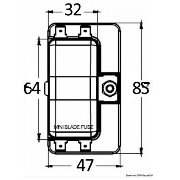 Кутия за малки предпазители, 4 изхода