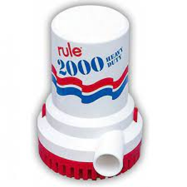 Потопяема помпа Rule 2000, 12 или 24 V
