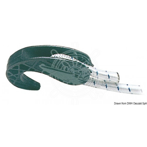 Кука за въже, пластмаса 6/8 мм